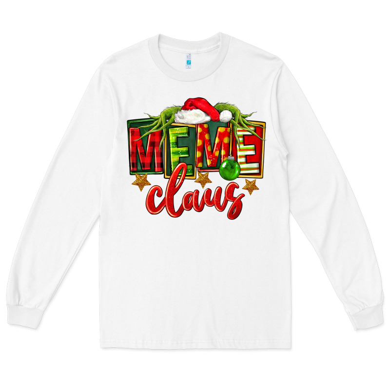 Christmas Meme Claus Long Sleeve Tee by FaDigitalArtStudio | Teevron