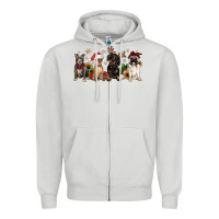 Christmas Chihuahua Pitbull Pug Dachshund Zipper Hoodie | Teevron