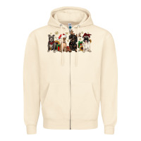 Sandshell christmas chihuahua pitbull pug dachshund Zipper Hoodie - JahusDesignShop