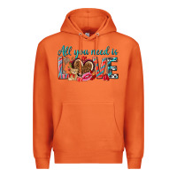 Carrot all you need is love Premium Hoodie - NancyCooperArtShop