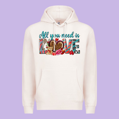 All You Need Is Love Premium Hoodie Designed By Nancycooperartshop