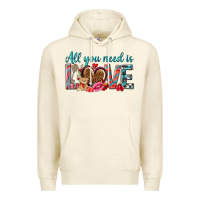 Sandshell all you need is love Premium Hoodie - NancyCooperArtShop