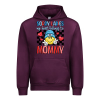 Mauve Wine sorry ladies my heart belongs to mommy Urban Hoodie - LillyAllenDesigns