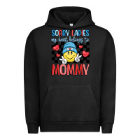 Pigment Black sorry ladies my heart belongs to mommy Urban Hoodie - LillyAllenDesigns