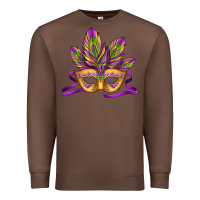 Chestnut mardi gras carnival mask Premium Sweatshirt - Jasminsmagicworld
