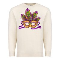 Sandshell mardi gras carnival mask Premium Sweatshirt - Jasminsmagicworld