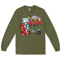 Army Green sweet summer time Long Sleeve Tee - SublimationCraftShop