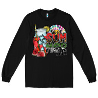 Black sweet summer time Long Sleeve Tee - SublimationCraftShop