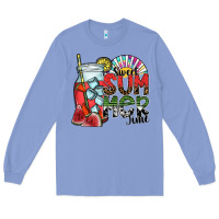 Colony Blue sweet summer time Long Sleeve Tee - SublimationCraftShop