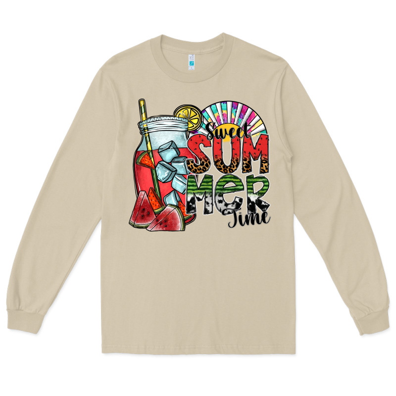 Sweet Summer Time Long Sleeve Tee by SublimationCraftShop | Teevron