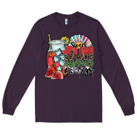 Plum sweet summer time Long Sleeve Tee - SublimationCraftShop