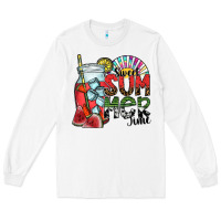 White sweet summer time Long Sleeve Tee - SublimationCraftShop