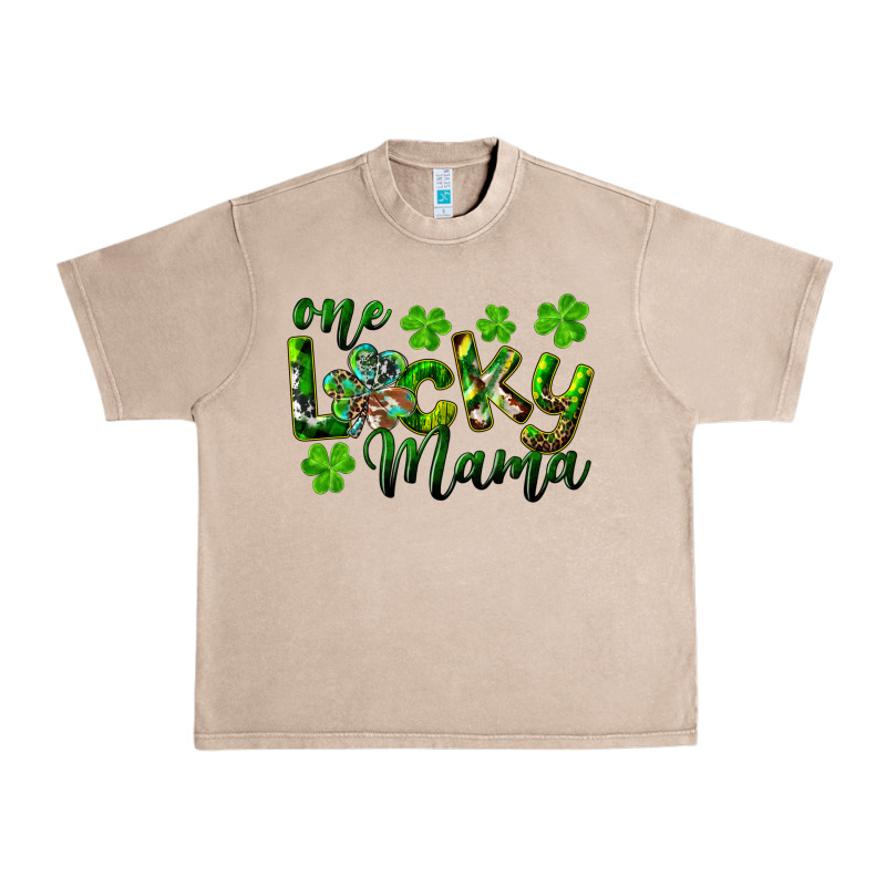 St. Patrick's Day One Lucky Mama Urban Heavy Tee by RanaPortraitStore | Teevron