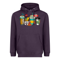 Plum school bus driver coffee cups Heavyweight Hoodie - Jasminsmagicworld