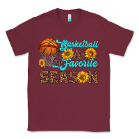 Burgundy basketball is my favorite season Classic Tee - HRA Design Shop