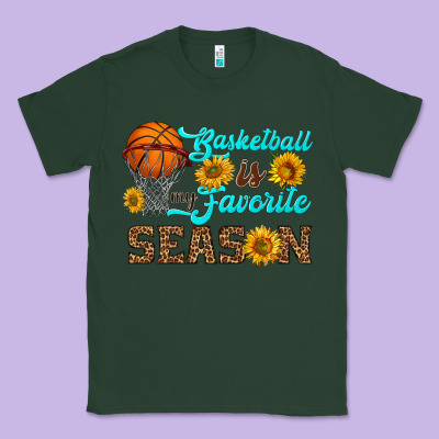 Basketball Is My Favorite Season Classic Tee Designed By Hra Design Shop