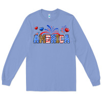 Colony Blue Western America Long Sleeve Tee - Neo Western