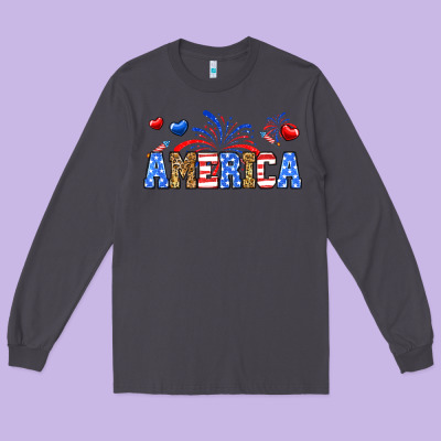Western America Long Sleeve Tee Designed By Neo Western