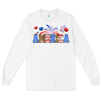 White Western America Long Sleeve Tee - Neo Western