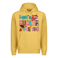 Antique Gold i am a sucker for you Premium Hoodie - NancyCooperArtShop