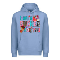Colony Blue i am a sucker for you Premium Hoodie - NancyCooperArtShop