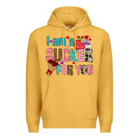 Mustard i am a sucker for you Premium Hoodie - NancyCooperArtShop
