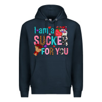 Navy i am a sucker for you Premium Hoodie - NancyCooperArtShop