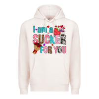Pale Pink i am a sucker for you Premium Hoodie - NancyCooperArtShop