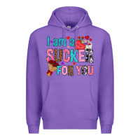 Purple i am a sucker for you Premium Hoodie - NancyCooperArtShop