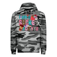 Slate Camo i am a sucker for you Premium Hoodie - NancyCooperArtShop