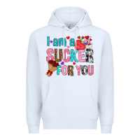 White i am a sucker for you Premium Hoodie - NancyCooperArtShop