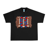 Black football brushstroke Urban Heavy Tee - Zillion Design Studio