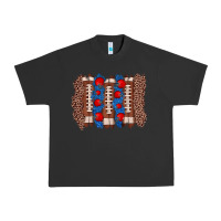 Pigment Black football brushstroke Urban Heavy Tee - Zillion Design Studio