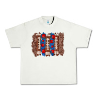 Pistachio football brushstroke Urban Heavy Tee - Zillion Design Studio