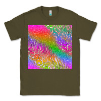 Army Green neon glitter leopard seamless pattern Classic Tee - BundleAndBundleShop