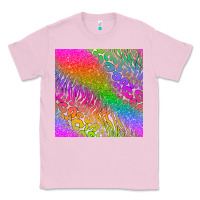 Bubblegum Pink neon glitter leopard seamless pattern Classic Tee - BundleAndBundleShop