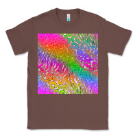Chestnut neon glitter leopard seamless pattern Classic Tee - BundleAndBundleShop