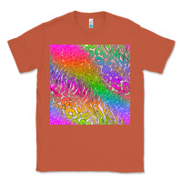 Copper neon glitter leopard seamless pattern Classic Tee - BundleAndBundleShop