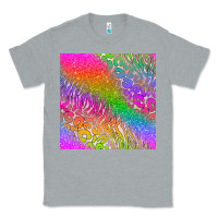 Heather Grey neon glitter leopard seamless pattern Classic Tee - BundleAndBundleShop