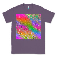 Lavender neon glitter leopard seamless pattern Classic Tee - BundleAndBundleShop