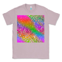Lilac neon glitter leopard seamless pattern Classic Tee - BundleAndBundleShop