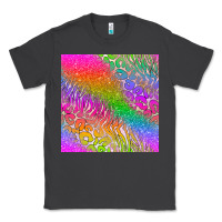Smoke neon glitter leopard seamless pattern Classic Tee - BundleAndBundleShop