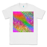 White neon glitter leopard seamless pattern Classic Tee - BundleAndBundleShop