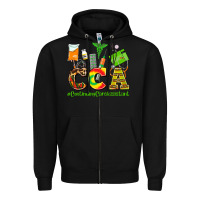 Black cca  countinuing care assistant juneteenth Zipper Hoodie - AdoDesignShop