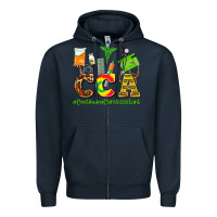 Navy cca  countinuing care assistant juneteenth Zipper Hoodie - AdoDesignShop