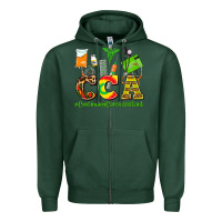 Sports Green cca  countinuing care assistant juneteenth Zipper Hoodie - AdoDesignShop