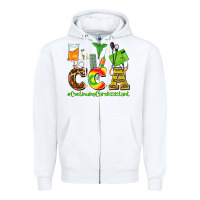 White cca  countinuing care assistant juneteenth Zipper Hoodie - AdoDesignShop