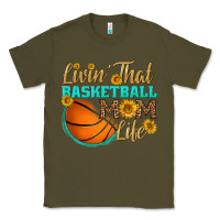 Army Green livin' that basketball mom life Classic Tee - HRA Design Shop