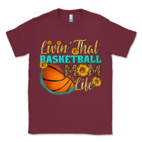 Burgundy livin' that basketball mom life Classic Tee - HRA Design Shop