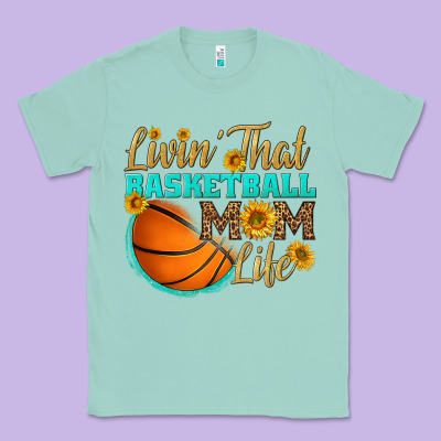 Livin' That Basketball Mom Life Classic Tee Designed By Hra Design Shop